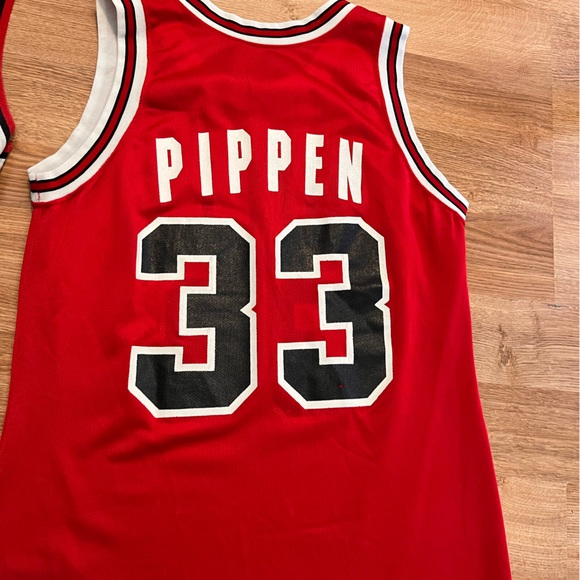 Vintage Chicago Bulls Champion Oroginal Rodman Pippen Basketball NBA Jerseys - Picture 5 of 5
